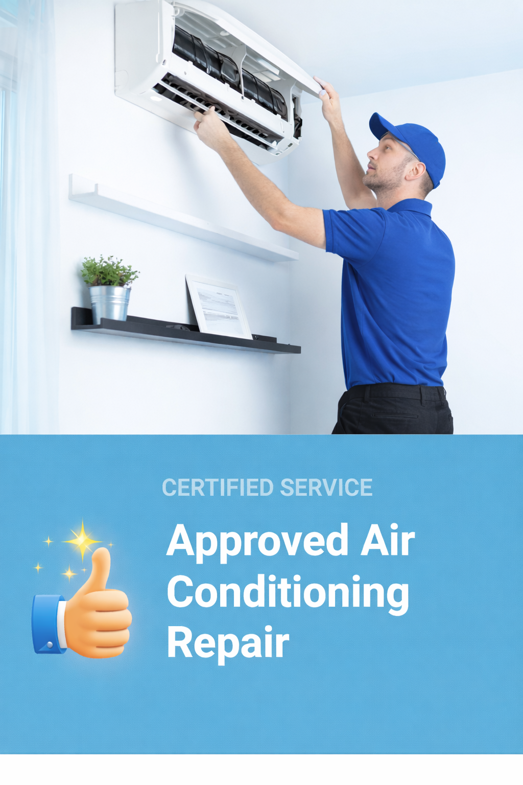 Rana Service Center ka trained technician AC servicing aur repair karte hue